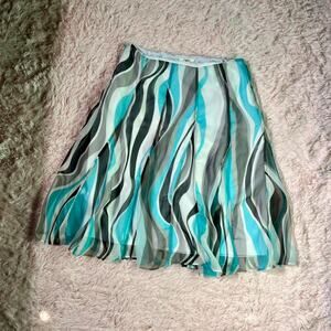 Cato Y2K Lightweight Fairycore Geometric  Boho Goddess Quirky Whimsical Skirt